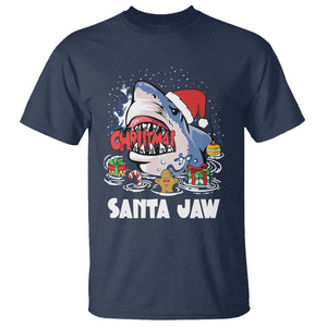 Santa Jaws Shark Christmas At The Beach T Shirt TS09 Printyourwear