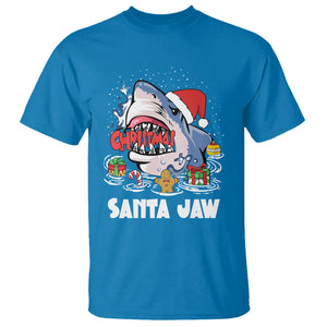 Santa Jaws Shark Christmas At The Beach T Shirt TS09 Printyourwear
