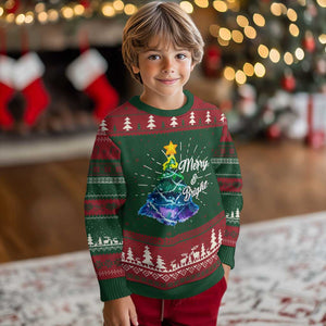 Colorful Christmas Tree Merry And Bright Ugly Christmas Sweater TS09 Christmas Print Your Wear
