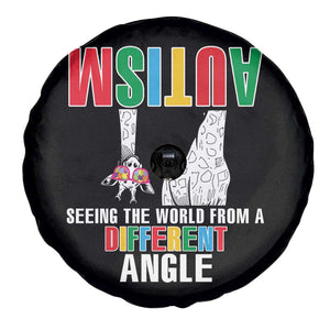 Giraffe Autism Seeing World Different Angle Spare Tire Cover TS09 Print Your Wear