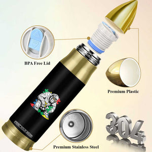 Autism Awareness Bigfoot Puzzle Autistic Warrior Bullet Tumbler TS09 Print Your Wear