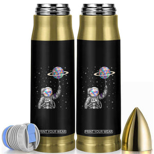 Autism Awareness Bullet Tumbler Astronaut Puzzle Balloon Autistic Outer Space TS09 Black Print Your Wear