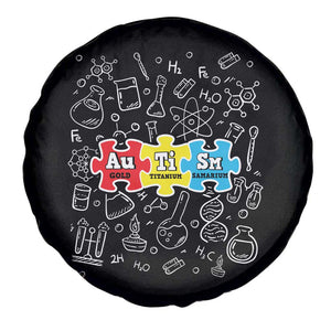Autism Awareness Puzzle Periodic Table Autistic Spare Tire Cover TS09 Print Your Wear