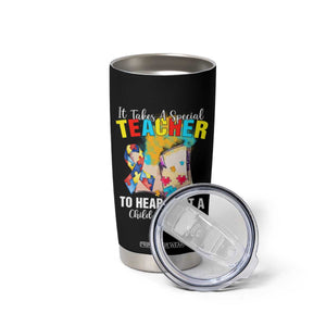 Autism Awareness Tumbler Cup It Takes A Special Teacher To Hear What A Child Can't Say TS09 Print Your Wear