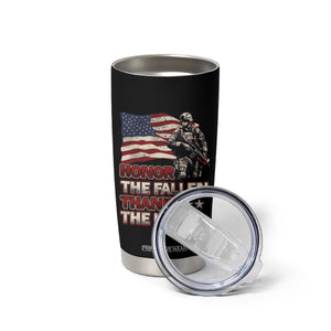 Veteran Tumbler Cup Honor The Fallen Thank The Living Memorial Day TS09 Print Your Wear