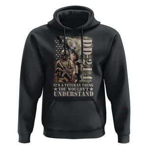 Army Forces Retirement DD-214 Hoodie It's A Veteran Thing You Wouldn't Understand TS09 Black Print Your Wear