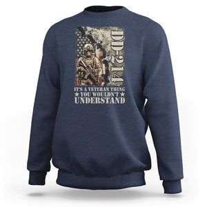 Army Forces Retirement DD-214 Sweatshirt It's A Veteran Thing You Wouldn't Understand TS09 Navy Print Your Wear
