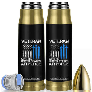 Veteran Of The United States Air Force Bullet Tumbler TS09 Black Print Your Wear