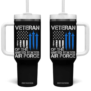 Veteran Of The United States Air Force Tumbler With Handle TS09 One Size: 40 oz Black Print Your Wear