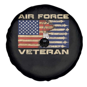 Air Force Veteran Spare Tire Cover American Flag Dog Tag TS09 Print Your Wear