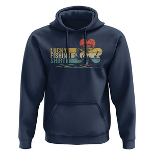 Funny Lucky Fishing Hoodie Do Not Wash Retro Fisherman TS09 Navy Print Your Wear