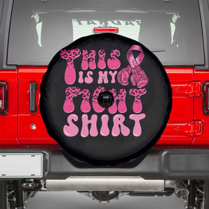 Breast Cancer Spare Tire Cover This Is My Fight Warrior Boxing Gloves TS09 Black Print Your Wear