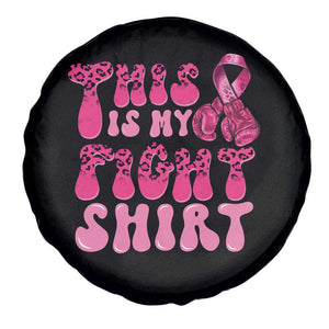 Breast Cancer Spare Tire Cover This Is My Fight Warrior Boxing Gloves TS09 Print Your Wear