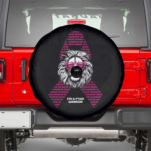 Pink Breast Cancer Spare Tire Cover This Is My Fight Pink Lion Warrior TS09 Black Print Your Wear