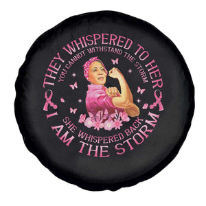 Kamala Breast Cancer Spare Tire Cover She Whispered Back I Am The Strom Harris Support TS09 Print Your Wear