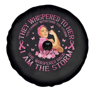 Kamala Breast Cancer Spare Tire Cover She Whispered Back I Am The Strom Harris Support TS09 Print Your Wear