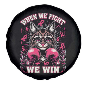 Kamala Pink Breast Cancer Spare Tire Cover Cat Ladies When We Fight We Win Harris Support TS09 Print Your Wear