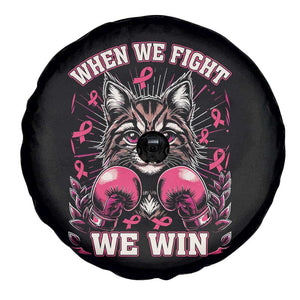 Kamala Pink Breast Cancer Spare Tire Cover Cat Ladies When We Fight We Win Harris Support TS09 Print Your Wear