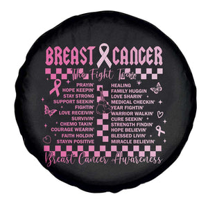 Breast Cancer The Fight Tour Spare Tire Cover TS09 Print Your Wear
