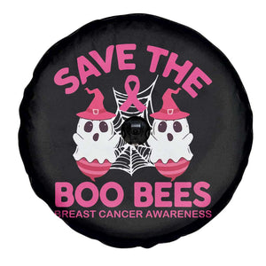 Breast Cancer Halloween Spare Tire Cover Save The Boo Bees TS09 Print Your Wear