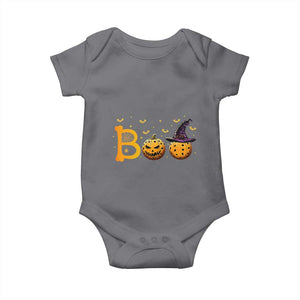 Halloween Pickleball Baby Onesie Boo Pickle Ball Witch Pumpkin TS09 Charcoal Print Your Wear