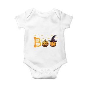 Halloween Pickleball Baby Onesie Boo Pickle Ball Witch Pumpkin TS09 White Print Your Wear
