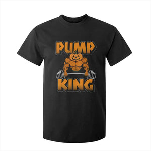 Funny Halloween Gymer T Shirt For Kid Pump King Gym Workout Pumpkin TS09 Black Print Your Wear