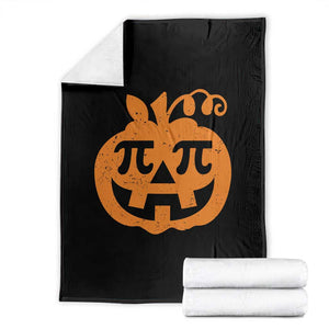 Halloween Math Teacher Pi Pumpkin Throw Blanket TS09 Black Print Your Wear