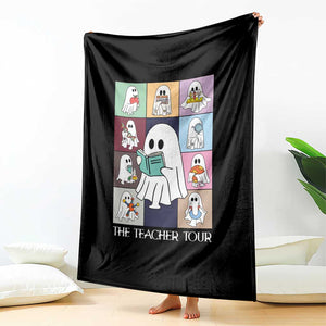 Science Teacher Halloween Throw Blanket Spooky Teacher Era TS09 Print Your Wear