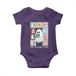 Science Teacher Halloween Baby Onesie Spooky Teacher Era TS09 Purple Print Your Wear