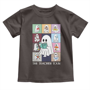 Science Teacher Halloween Baby Shirt Spooky Teacher Era TS09 Dark Chocolate Print Your Wear
