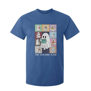 Science Teacher Halloween T Shirt For Kid Spooky Teacher Era TS09 Royal Blue Print Your Wear