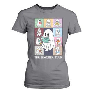 Science Teacher Halloween T Shirt For Women Spooky Teacher Era TS09 Charcoal Print Your Wear