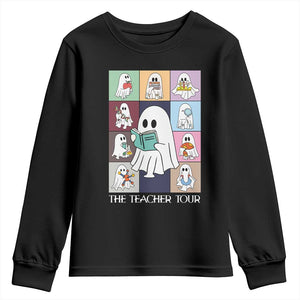 Science Teacher Halloween Youth Sweatshirt Spooky Teacher Era TS09 Black Print Your Wear