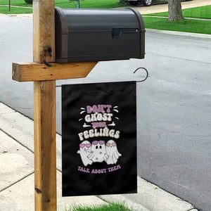 School Counselor Halloween Garden Flag Don't Ghost Your Feelings Spooky Mental Health TS09 Print Your Wear