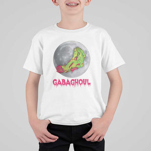 Funny Halloween T Shirt For Kid Gabaghoul Italian Zombie Hand TS09 White Print Your Wear