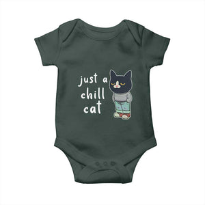 Funny Meme Just A Chill Cat Baby Onesie TS09 Print Your Wear
