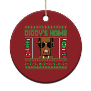 Funny Dirty Christmas Diddy's Home Diddy Party Christmas Ornament TS09 Print Your Wear
