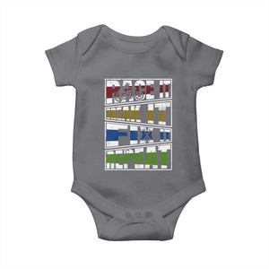 Racing Baby Onesie Race It Break It Fix It Repeat Racer TS09 Charcoal Print Your Wear