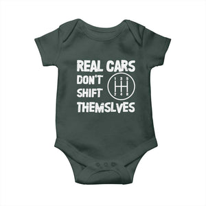 Racing Car Baby Onesie Real Cars Don't Shift Themselves TS09 Print Your Wear