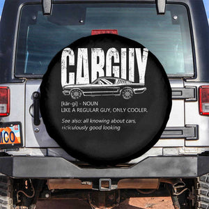 Car Lover Spare Tire Cover Car Guy Like A Regular Guy, Only Cooler TS09 No hole Black Print Your Wear