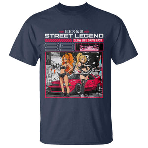 Street Legend JDM Anime T Shirt TS09 Navy Print Your Wear