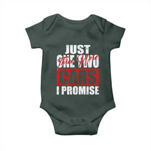 Funny Car Lover Baby Onesie Just One Two Three More Cars I Promise TS09 Print Your Wear