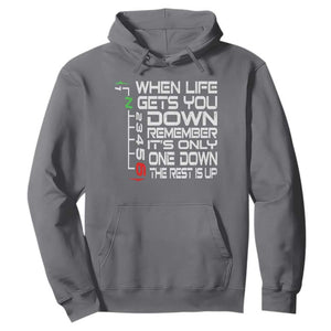 Motorcycle Lover Hoodie When Life Gets You Down TS09 Charcoal Print Your Wear