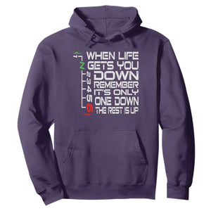 Motorcycle Lover Hoodie When Life Gets You Down TS09 Purple Print Your Wear