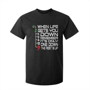 Motorcycle Lover T Shirt For Kid When Life Gets You Down TS09 Black Print Your Wear