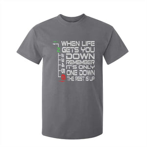 Motorcycle Lover T Shirt For Kid When Life Gets You Down TS09 Charcoal Print Your Wear