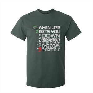 Motorcycle Lover T Shirt For Kid When Life Gets You Down TS09 Dark Forest Green Print Your Wear