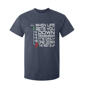Motorcycle Lover T Shirt For Kid When Life Gets You Down TS09 Navy Print Your Wear