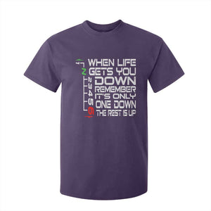 Motorcycle Lover T Shirt For Kid When Life Gets You Down TS09 Purple Print Your Wear